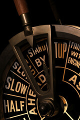 engine order telegraph in stand by position © Björn Wylezich