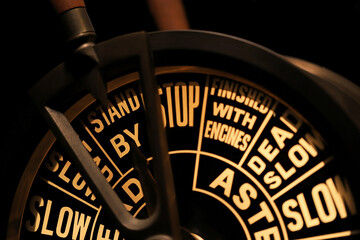 engine order telegraph in stand by position © Björn Wylezich