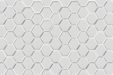Fototapeta premium Seamless Hexagonal Pattern Background