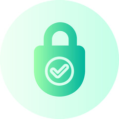 lock gradient icon