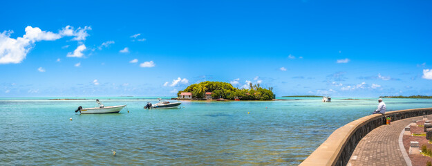 Mahebourg Harbour  Mauritius summer Africa  2023