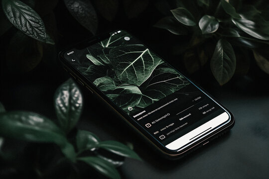 Capturing Nature's Beauty: Mobile Photography with Plant Identification App on Display