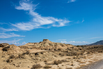 landscape in the desert