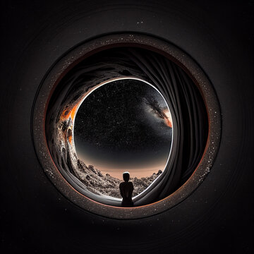 Watching the void of space - AI Generative