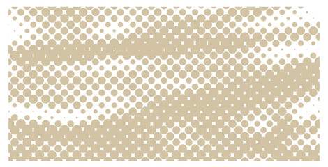 brown halftone dots