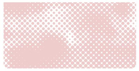 pink halftone dots