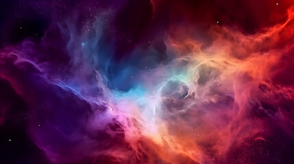Obraz na płótnie Canvas Colorful space galaxy cloud nebula, Supernova background wallpaper