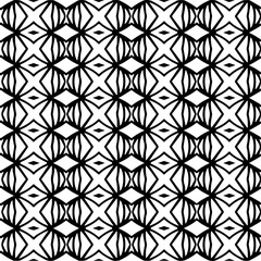 Abstract background with repeat pattern . Black and white color. Unique geometric vector swatch. Perfect for site backdrop, wrapping paper, wallpaper, textile and surface design. 