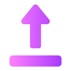 upload gradient icon