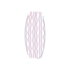 home vase flower cartoon vector illustration