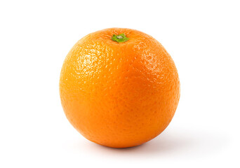 Fresh orange fruit isolate on white background. Full depth and high resolution, Clipping path,