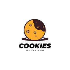 Cookies logo design vector illustration