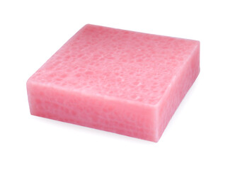 Soap bar on white background. Personal hygiene