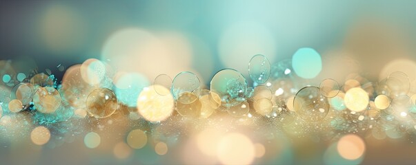 Abstract blurred fresh vivid spring summer light delicate pastel colored bokeh background texture with bright soft color lights. Generative AI