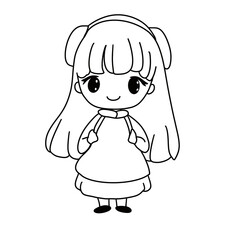 little kawaii girl