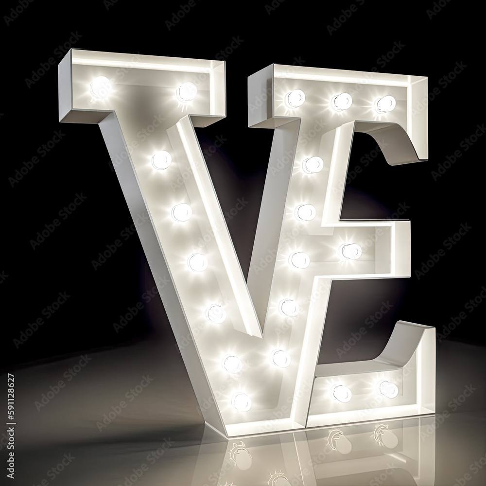 Poster letter ve an image featuring the letter c in a steampunk style was generated using ai - generative a