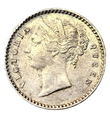 Old coin of British regime