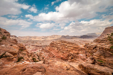 road to petra from little petra