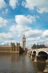 Fototapeta na wymiar Big Ben Westminster Parliament Palace London