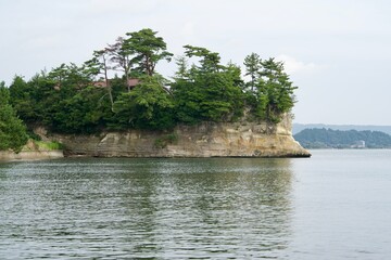 Rock face of the peninsula seen from Koiji Beach