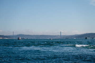 Obraz premium Bosphorus waterfront on a sunny day 