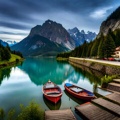 boat on lake