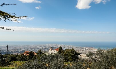 landscape with clouds