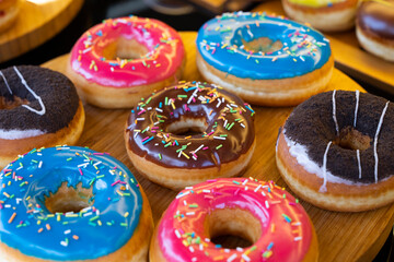 Colorful  American Donuts Photo, Eminonu Fatih, Istanbul Turkiye