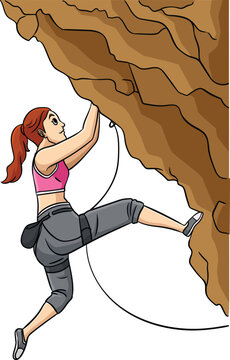 climbing clipart