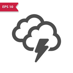 Storm Icon - Cloud, Lighting Bolt, Lightning Storm, Weather, Clouds
