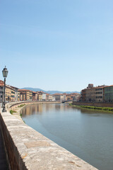 Fototapeta premium Fluss in Florenz