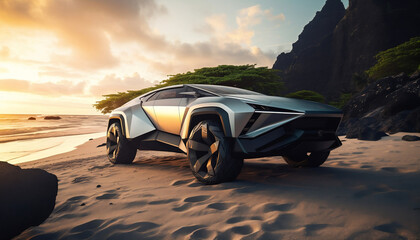 Obraz na płótnie Canvas Modern super car, futuristic sport car, silver sport car, luxury background