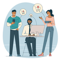 Target messages across devices.