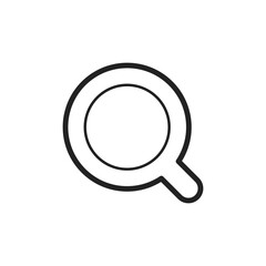 Magnifying glass icon. Search symbol. Vector.
