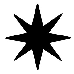 Obraz premium black and white of icon shape