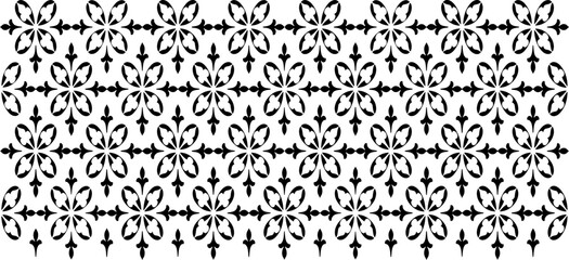 Black and white geometric pattern. Tileable texture background.