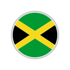 Jamaica flags icon set, Jamaica independence day icon set vector sign symbol