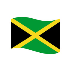 Jamaica flags icon set, Jamaica independence day icon set vector sign symbol
