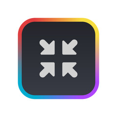 Obraz premium Restore Down - Pictogram (icon) 