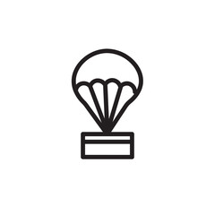 Air Balloon Circus Outline Icon