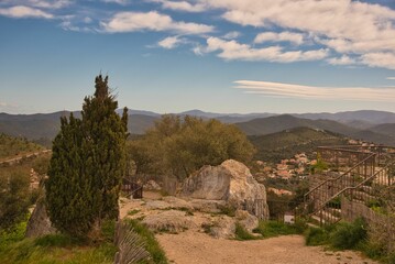 Chateau d'Hy&egrave;res in S&uuml;dfrankreich