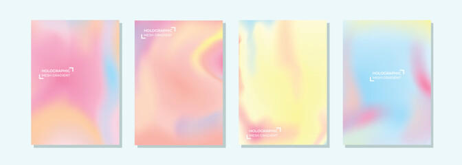 abstract colorful background set