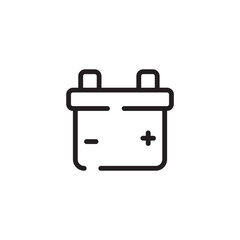Battery Car Electric Outline Icon