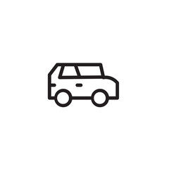 Transport Car Garage Outline Icon