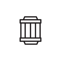 Air Filter Garage Outline Icon