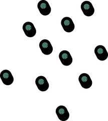 Swirl Outline Retro Shape