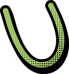 Swirl Outline Retro Shape