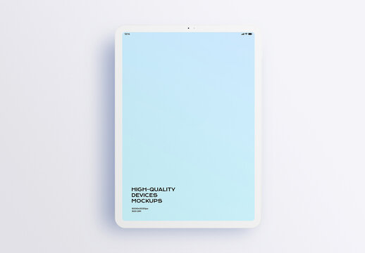 Tablet Mobile Display Computer Screen Device Mockup Template