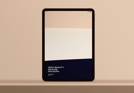 Tablet Mobile Display Computer Screen Device Mockup Template