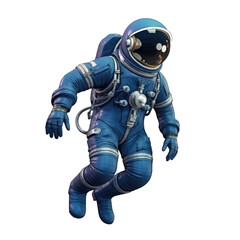 space suit isolated on white